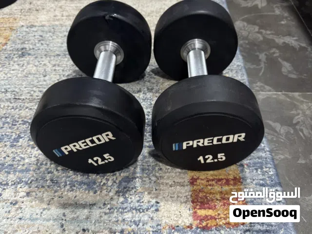 Pair of 12.5KG Precor Dumbells
