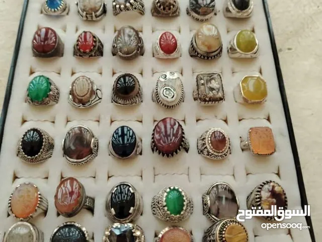 خواتم عقيق يماني وسليماني صياغه ممتازه