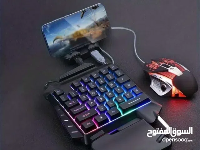 كيبورد+ماوس+مثلث ربط+استاند