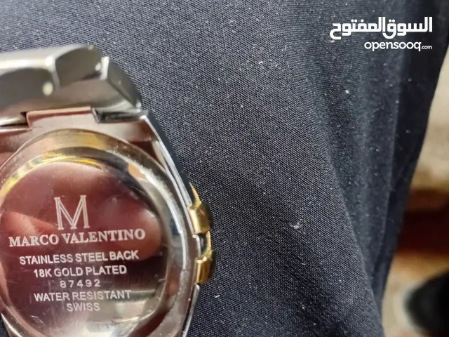 ساعتين وحده روليكس كوبي ون والساعه الثانيه M Marco Valentinمستعمل ممتازات جدا