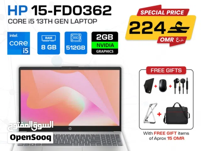HP 15-FD0362 i5 Laptop in Muscat / Brand New