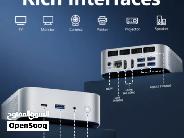 كمبيوتر صغير بمواصفات خارقة (Mini PC MQR8) - جديد تماماً!