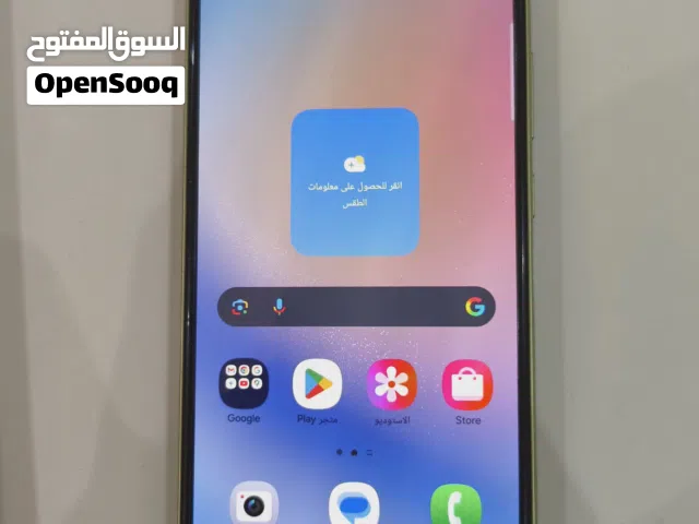 سامسونج a34 مستعمل نظيف 128 قيقا معاه كامل ملحقاته