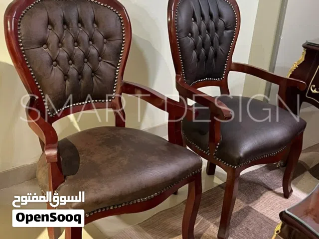 كرسي فرنساوي/كرسي إنتظار كلاسيك خشب زان مطعم بالنحاس أثاث مكتبي