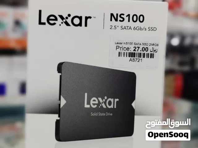 Brand New Lexar NS100 SSD in Oman  256GB Sata SSD  3 Years Warranty