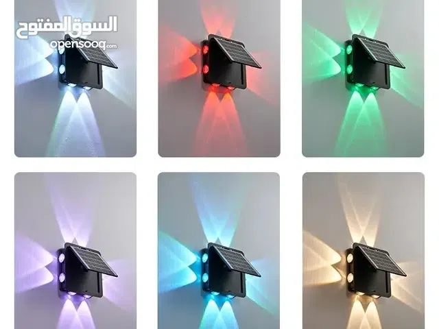 ليتات زينة RGB للمنازل بالطاقة الشمسية