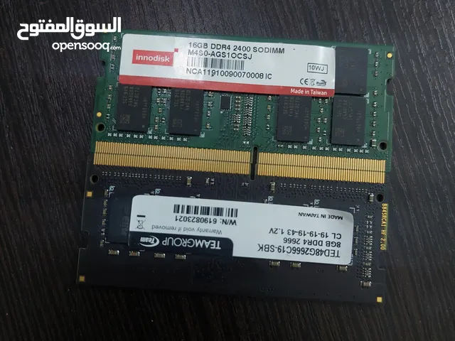 LAPTOP RAM 16GB & 8GB