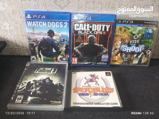 للبيع سيديات سوني 4 و 3 و 1