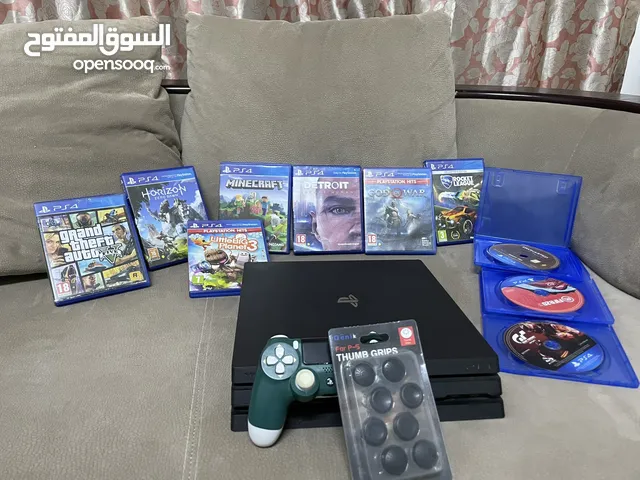 Ps4 pro 1tb with free thumb grips and a headset