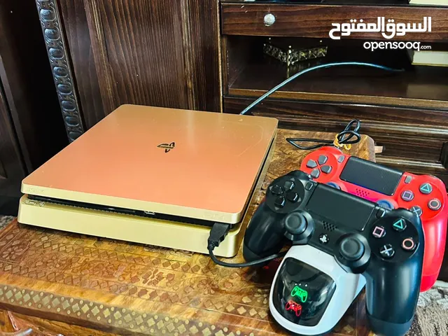 Playstation 4 Slim Gold Edition بلاستيشن 4 مهكر