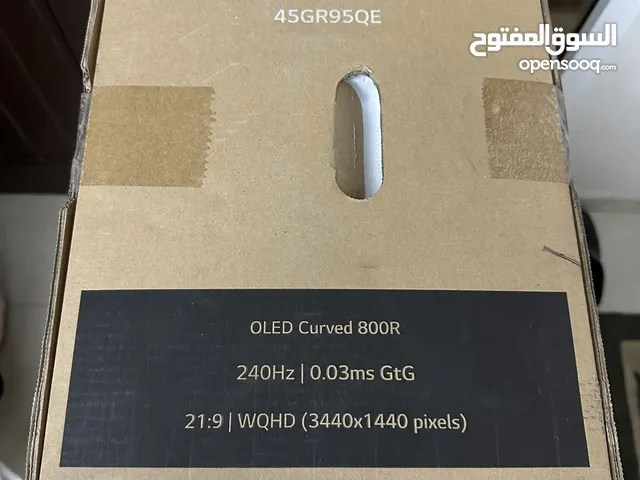 LG 45 Inch Ultragear OLED Curved Gaming Monitor 45GR95QE