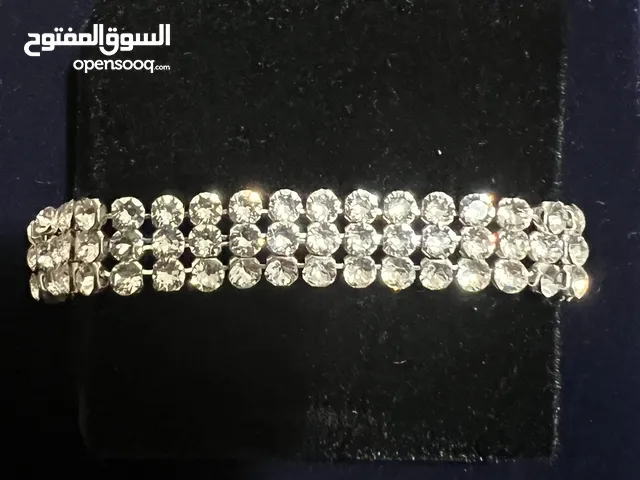Real Swarovski 3 row bracelet