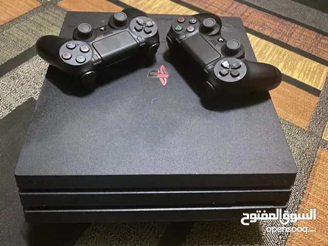 بلستيشن 4 برو 4k مهكر ذاكره 1TB يدين وكاااله