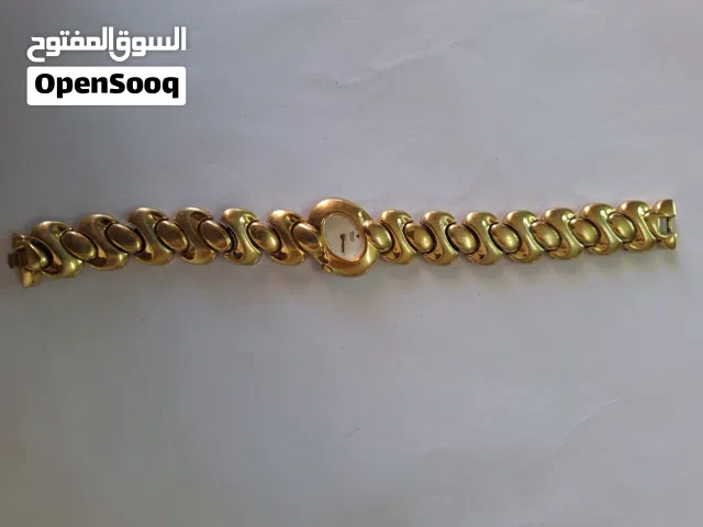 ساعة Seiko أنيقة بتصميم كلاسيك مطليه بالذهب