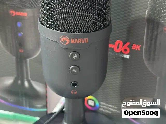 Marvo MIC-06 BK USB Gaming Microphone with RGB Light & Noise Cancelling