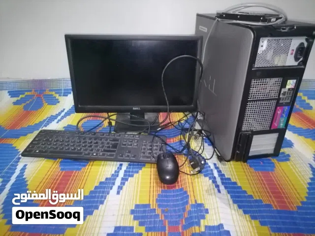 كمبيوتر مكتبي Dell مع شاشة وكيبورد بحالة جيدة