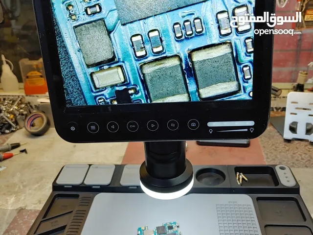 مجهر صيانه بالكارتون  ما مشتغل