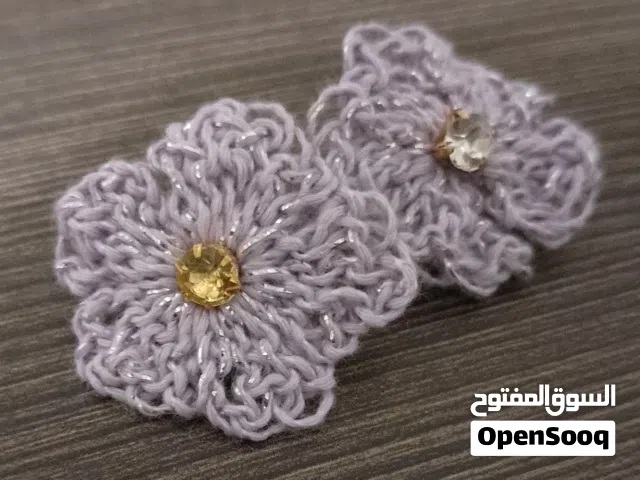 5 pairs Crochet flowers