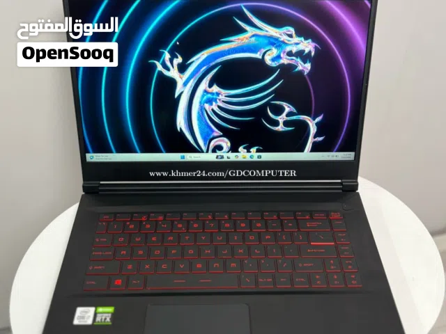 MSI gf 65 گيمنك مستعمل قليل اخو الجديد