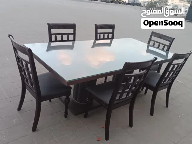 Dining table with six chair