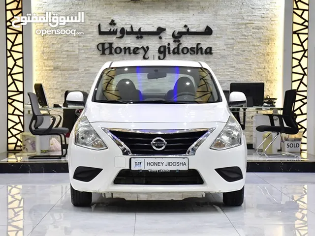 Nissan Sunny ( 2021 Model ) in White Color GCC Specs This has done a mileage of 159,000 Km