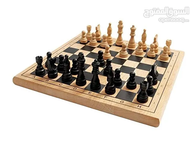 مطلوب شطرنج خشب قوي و قطع كبيرة الحجم