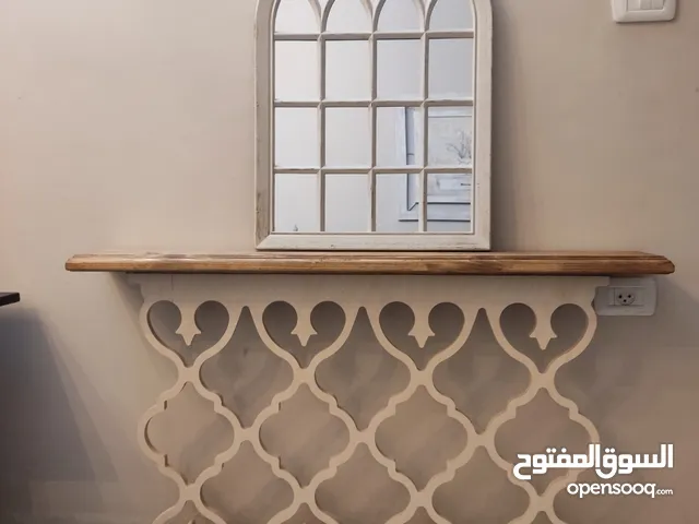 كونسول خشب مع مرايه فخامه