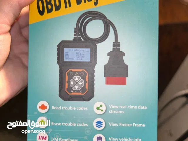 اداة تشخيص اوتوماتيكية OBD2 لقارئ رمز خطأ المحرك ، ماسح ضوئي يمكنه تشخيص جميع سيارات بروتوكول