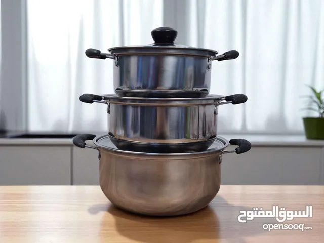 سيت جدر 3 قطع  اللون ستيل  (يوجد توصيل لجميع محافظات العراق)