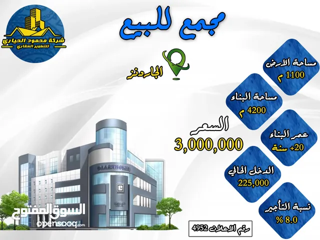 رقم الاعلان (4952) مجمع تجاري للبيع في الجاردنز الشارع الرئيسي من اقوى المجمعات التجارية