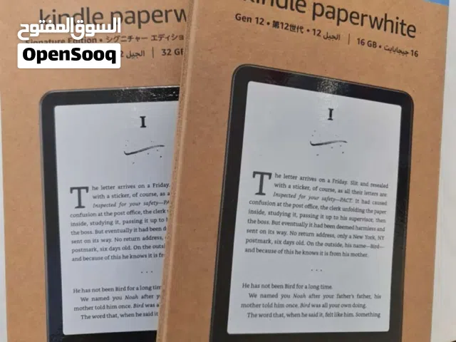 لحق العرووض  Kindle Paperwhite 12th gen اخر موديل 2025 جديد ومكفول 7 انش لحق العرووض  شامل توصيل