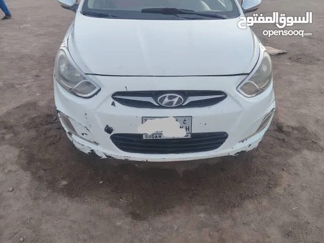 الفارس للسيارات  للبييع في بورتسودان  اكسنت مضلع 2014  اوتومتتك _ مقاسين زيت  ممشي 174_ممشي