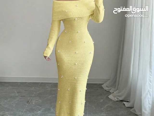 فستان اصفر