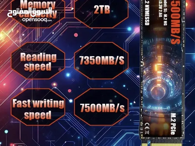 2 TB   M.2 جديد مع ضمان