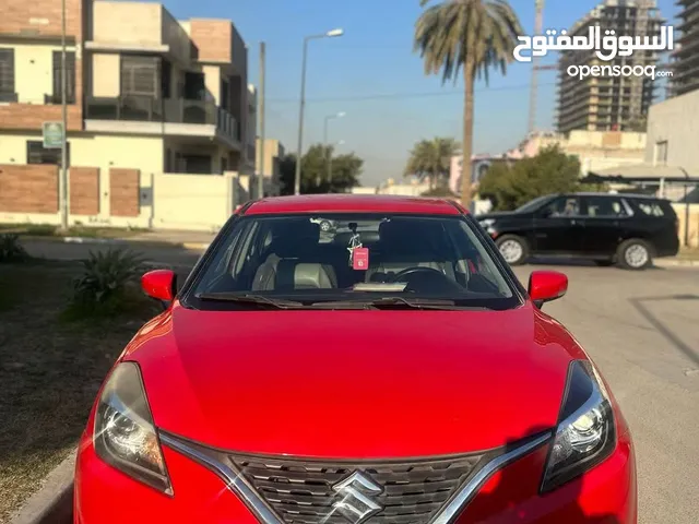 سازوكي بالينو حرة بلا اقساط موديل 2018 هاش باك حمراء اللون ماشية 80 الف