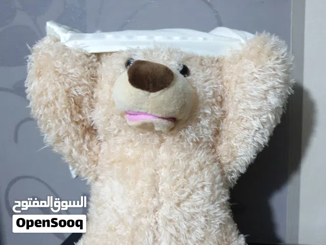 لعبة دبدوب متحركة تنزل الغطاء وترفعه