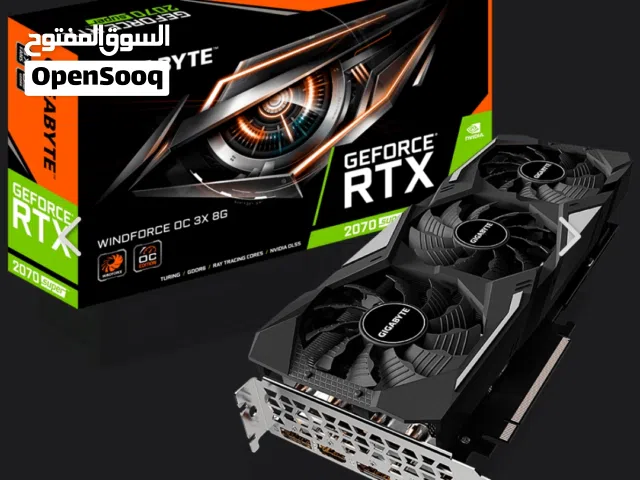 للبيع كرت 2070 super نسخة gigabyte  WINDFORCE