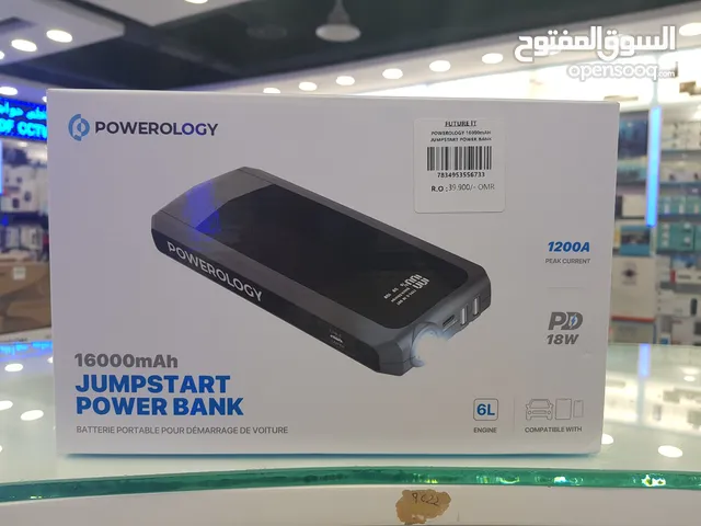 Powerology jumpstart power bank 6L 16000mah