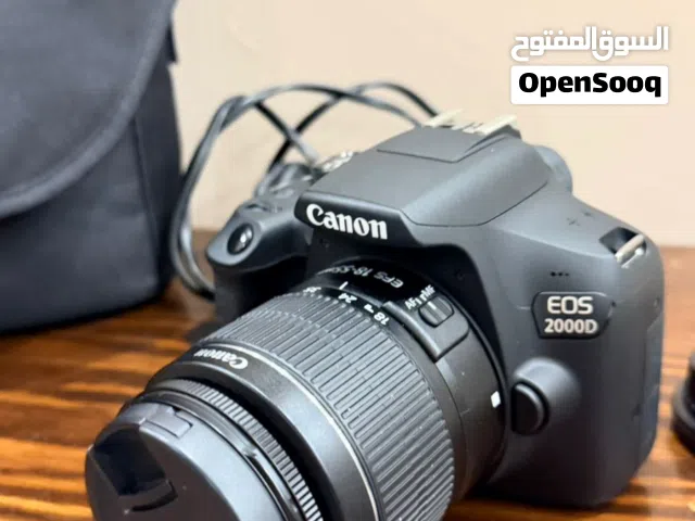 Canon EOS 2000D DSLR مع عدسة 18-55 وكرت وشنطة