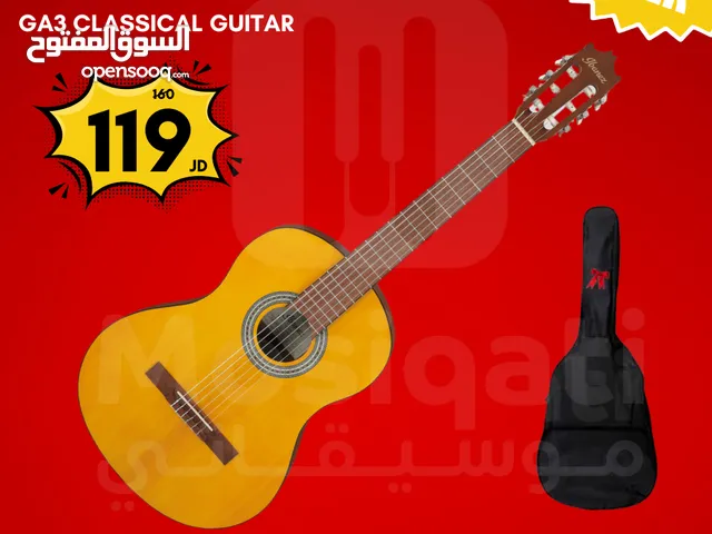 Ibanez GA3 Classical Guitar جيتار كلاسيك جديد مع شنطة