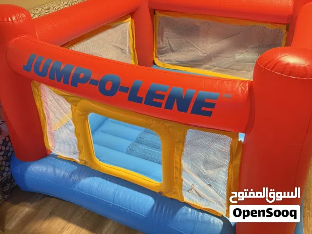 Jumping castle with electric pump