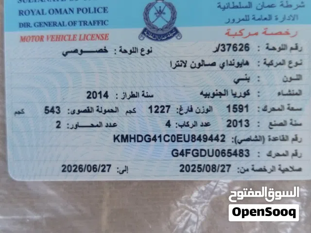 Used Hyundai Elantra in Al Batinah