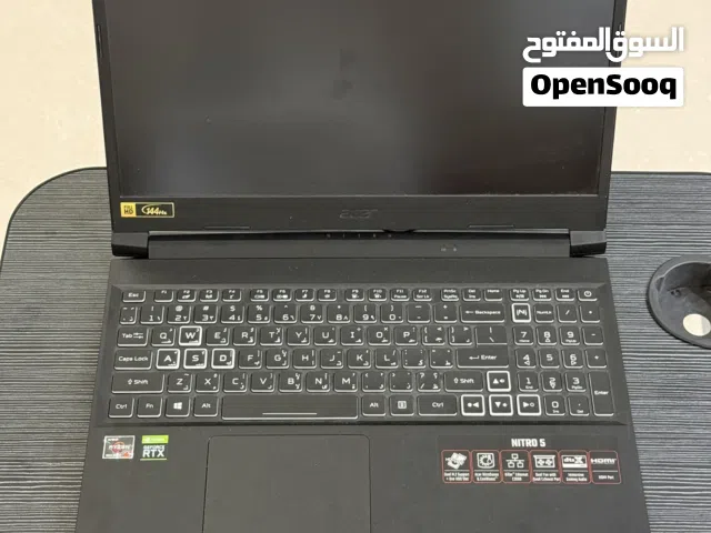 acer nitro 5, RTx3060 ,Ryzen، لابتوب جيمنج 5 5000sires, 144 Hz