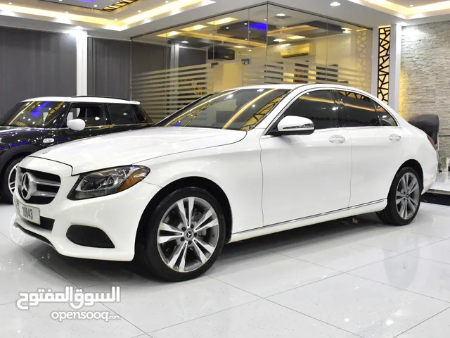 Mercedes Benz C300 4Matic ( 2018 Model ) in White Color American Specs
