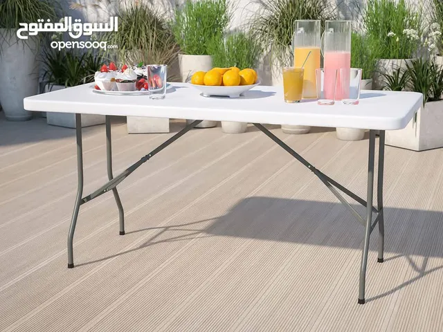 طاولة الشنطة للسفرة بلاستيك قابلة للطي على شكل شنطة