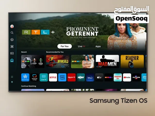 55" Crystal UHD DU7000 4K Tizen OS Smart TV (2024) شاشة سامسونج 55 انش 4 كي حالة الجديد
