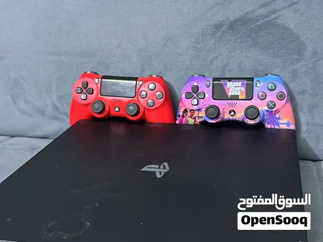 PS4 pro 1 T للتفاصيل انزل تحت جهازين احمر و ثاني فيه رسمه اذا ما جاد لا ترسل لو سمحت