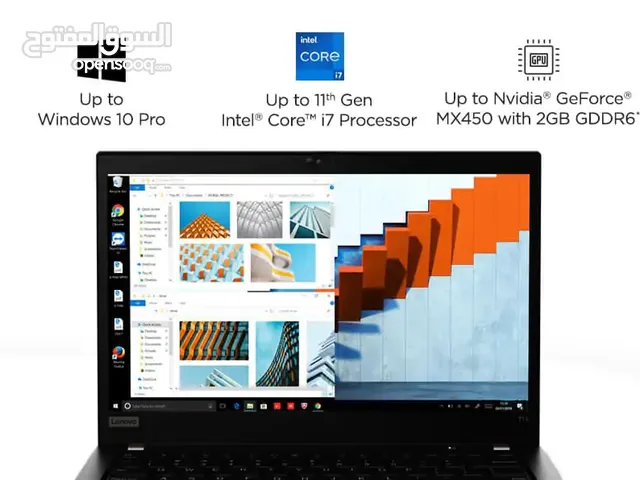 Lenovo ThinkPad T14 Core i7 11TH GEN 1165G7 2.8GHZ UP TO 4.7GHZ 16GB 3200MHZ DDR4 RAM 512 GB SSD