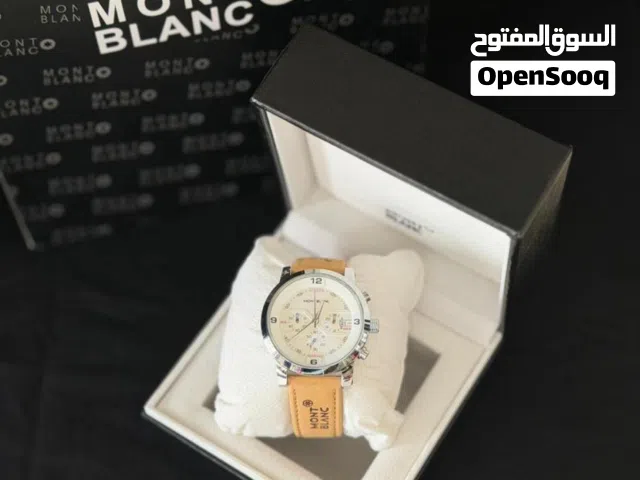 ساعات مونت بلانك رجاليه درجه اولي  ضمان سنه