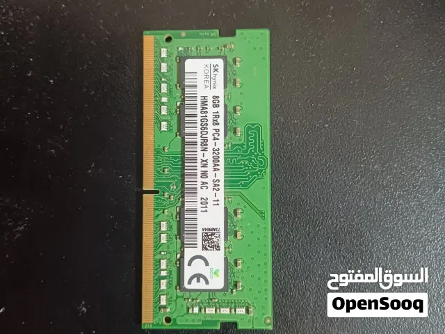 رام 8 جيجا 3200 AA لابتوب